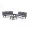 Forza Vadena Ecklounge-Set 4-teilig verstellbar