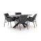 Manifesto Novara/Furato ellips 200 cm Gartenmöbel-Set 5-teilig