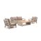 Bellagio Ummari Sessel-Sofa Lounge-Set 4-teilig