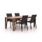 Bellagio Albinea/Oxford 200cm Gartenmöbel-Set 5-teilig stapelbar
