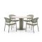 Hartman Taragona/Girona ø120cm dining tuinset 5-delig stapelbaar