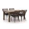 Intenso Busso/ROUGH-S 160 cm Gartenmöbel-Set 5-teilig