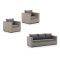 Forza Giotto Gartensessel (2x) + Sofa 230 cm
