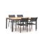 Bellagio Roma/Linosa 180 cm Gartenmöbel-Set 5-teilig stapelbar