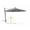 Glatz Sombrano S+ Easy Ampelschirm ø 350 cm