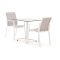Bellagio Dranera/Canzo 70 cm Gartenmöbel-Set 3-teilig stapelbar