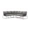 Tierra Outdoor Rivera Lounge/Dining Eck-Gartenbank 5-Sitzer
