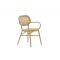 Forza Idrea Gartenstuhl stapelbar - Taupe - Beige - Braun - Polyrattan