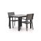 Bellagio Fidenza 90 cm Gartenmöbel-Set 3-Teilig Stapelbar