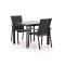 Bellagio Albinea/Sestino 90 cm Gartenmöbel-Set 3-Teilig Stapelbar