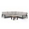 Bellagio Vezzano/ROUGH-X Ecklounge-Set 4-teilig 5-Sitzer
