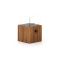 Cosiscoop Timber square Tischkamin 20x20x30 cm - Teakholz