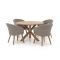 Intenso Tropea/ROUGH-Y ø 120 cm Gartenmöbel-Set 5-teilig