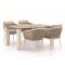 Apple Bee Pine Key/ROUGH-X 180cm dining tuinset 5-delig