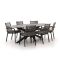 Bellagio Marudo/Furato ellips 240cm Gartenmöbel-Set 7-teilig stapelbar