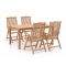 Sunyard Veronica/Liverpool 145 cm Gartenmöbel-Set 5-teilig verstellbar