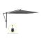 Glatz Sunwing Casa Ampelschirm 270x270 cm - Anthrazit -Aluminium - (155) (inkl. Terra Easyfoot) (inkl. Schutzhülle)