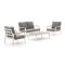 Bellagio Ciane Sessel-Sofa Lounge-Set 4-teilig (4-Sitzer)