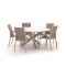 Bellagio Albinea/Lodola ø 150 cm Gartenmöbel-Set 6-teilig stapelbar