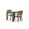 Bellagio Fidenza 90 cm Gartenmöbel-Set 3-teilig stapelbar