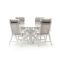 Bellagio Lugo/Lodola ø 130 cm Gartenmöbel-Set 5-teilig verstellbar