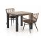 Intenso Asti/ROUGH-S 90cm dining tuinset 3-delig