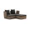ROUGH-B Chaiselongue Lounge-Set 3-teilig