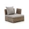 ROUGH-B Lounge Endelement mit Armlehne 105 cm