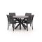 Bellagio Anzio/Fidenza ø 126 cm Gartenmöbel-Set 5-teilig stapelbar