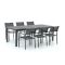 Bellagio Roma/Fidenza 220 cm Gartenmöbel-Set 7-teilig stapelbar