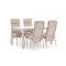 Bellagio Bondeno/Sestino 160 cm Gartenmöbel-Set 5-teilig verstellbar