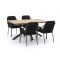 Tierra Outdoor Liv/Montorio 160 cm Gartenmöbel-Set 5-teilig stapelbar