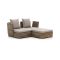 ROUGH-B Chaiselongue Lounge-Set 3-teilig