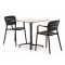 Forza Pazzia/Canzo 70 cm Gartenmöbel-Set 3-teilig stapelbar