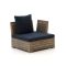 ROUGH-B Lounge Endelement mit Armlehne 105 cm