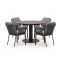 Tierra Outdoor Liv/La Fonte ø 120 cm Gartenmöbel-Set 5-teilig