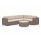 ROUGH-C Ecklounge-Set 5-teilig 6-Sitzer