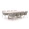 SUNS Casto/Palermo 280 cm Gartenmöbel-Set 9-teilig