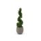 Designplants/Luca Lifestyle Buxus Spirale Kunstbaum (h:100 cm) mit Bordo Balloon Blumentopf