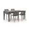 Forza Ripi/Fidenza 160 cm Gartenmöbel-Set 5-teilig stapelbar