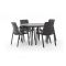Hartman Flow/Sophie Studio ø 128 cm Gartenmöbel-Set 5-teilig