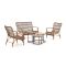 Intenso Napoli Stuhl-Bank Lounge-Set 6-teilig