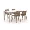 Forza Ripi/Sestino 160 cm Gartenmöbel-Set 5-teilig stapelbar