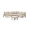 Tierra Outdoor Musone Ecklounge-Set 4-teilig 5-Sitzer