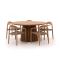 Bellagio Berbaro/Santa Severina ø150 cm Gartenmöbel-Set 6-Teilig Stapelbar