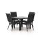 Bellagio Lugo/Fidenza 90 cm Gartenmöbel-Set 5-teilig stapelbar