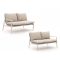 Bellagio Pizzoli Lounge Element linker Arm + rechter Arm 142 cm