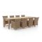 Intenso Borno/ROUGH-S 300 cm Gartenmöbel-Set 9-teilig