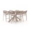 Bellagio Panaro/ROUGH-Y Ellips 240 cm Gartenbar-Set 7-teilig
