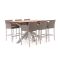 Manifesto Sulzano/Induno Dänisch oval 220 cm Gartenbar-Set 7-teilig